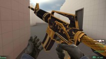 M4A1-S | Golden Coil (Minimal Wear)